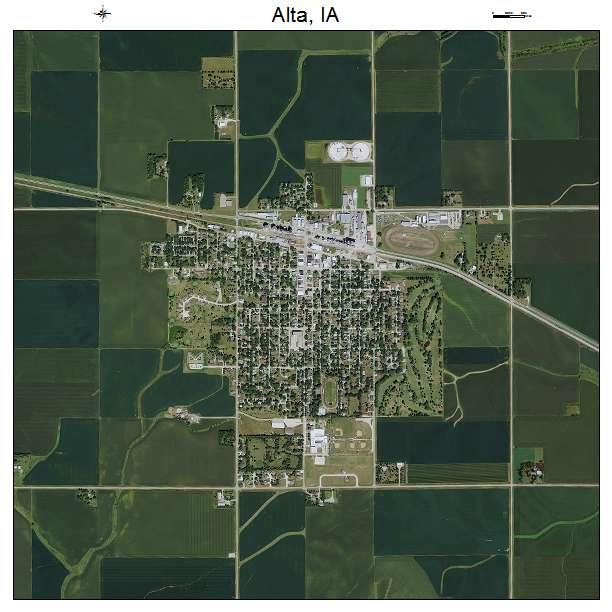 Map Alta Iowa 