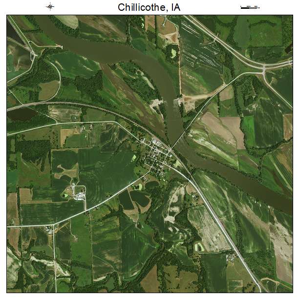 Chillicothe, IA air photo map