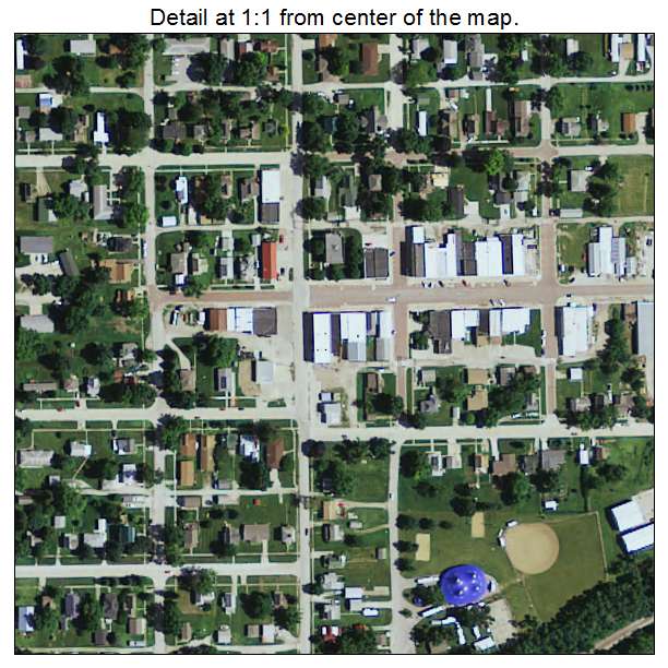 Adair, Iowa aerial imagery detail