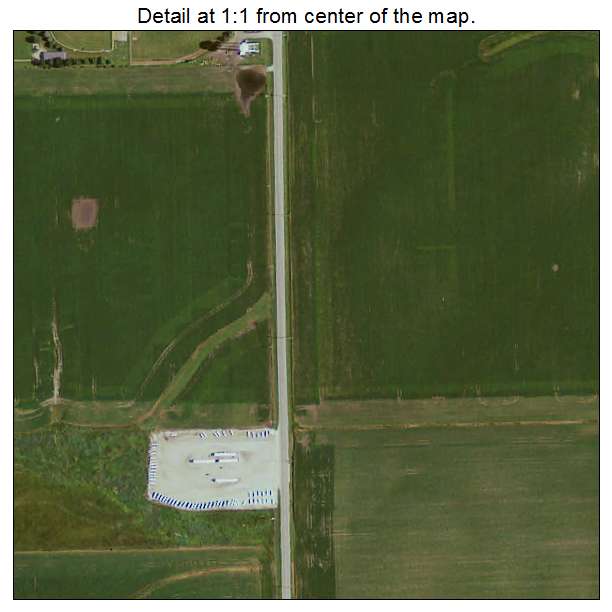 Alleman, Iowa aerial imagery detail