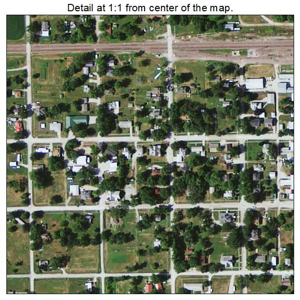 Allerton, Iowa aerial imagery detail