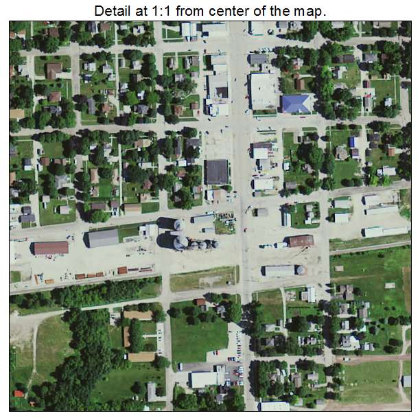 Allison, Iowa aerial imagery detail