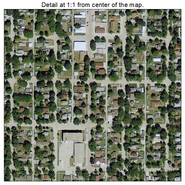 Alta, Iowa aerial imagery detail