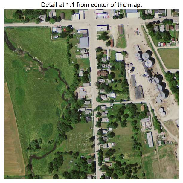 Alta Vista, Iowa aerial imagery detail
