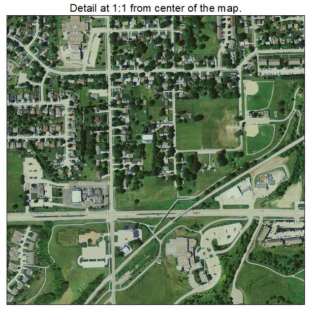Altoona, Iowa aerial imagery detail