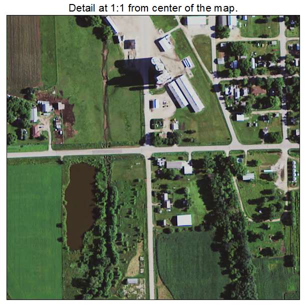 Aredale, Iowa aerial imagery detail