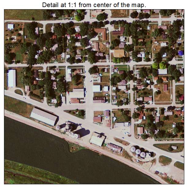 Arthur, Iowa aerial imagery detail