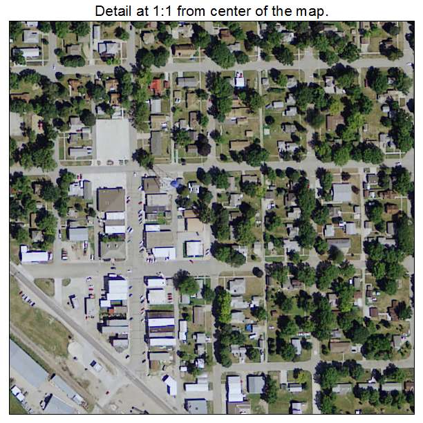 Aurelia, Iowa aerial imagery detail