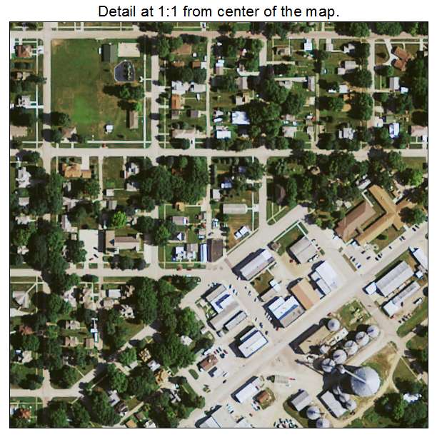 Battle Creek, Iowa aerial imagery detail