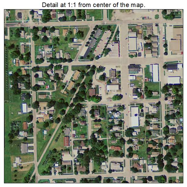 Baxter, Iowa aerial imagery detail