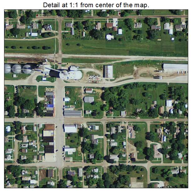 Bayard, Iowa aerial imagery detail