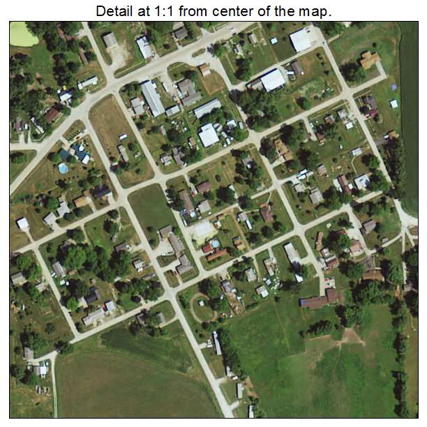 Beacon, Iowa aerial imagery detail