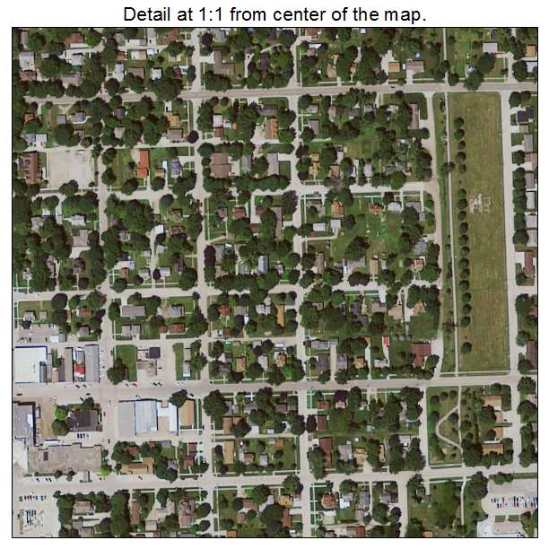 Belmond, Iowa aerial imagery detail