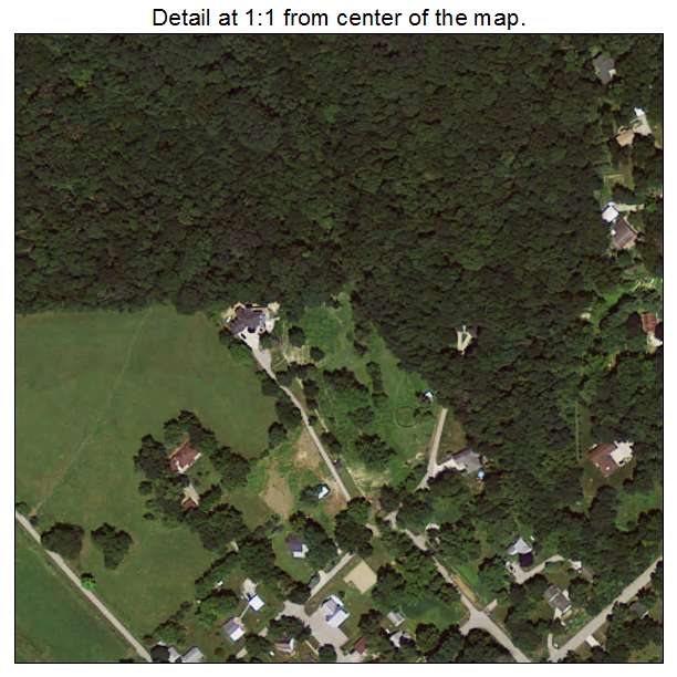 Bertram, Iowa aerial imagery detail