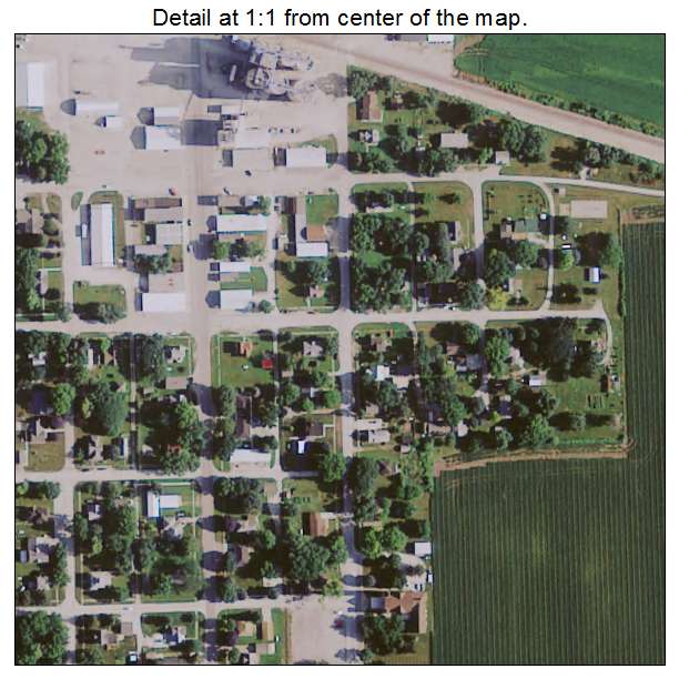 Bode, Iowa aerial imagery detail