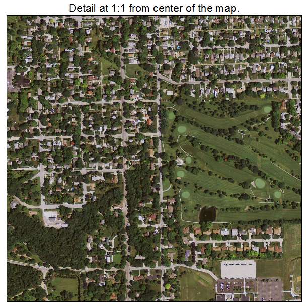 Boone, Iowa aerial imagery detail