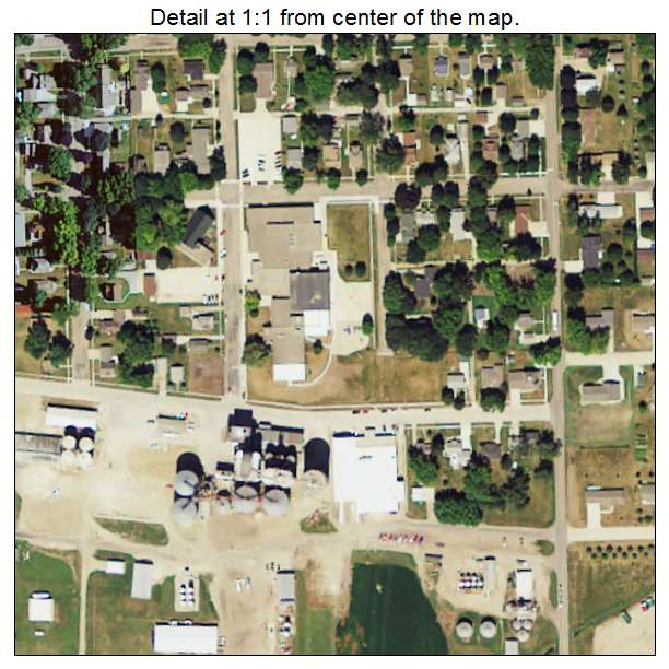 Boyden, Iowa aerial imagery detail