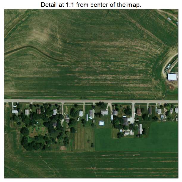 Brayton, Iowa aerial imagery detail