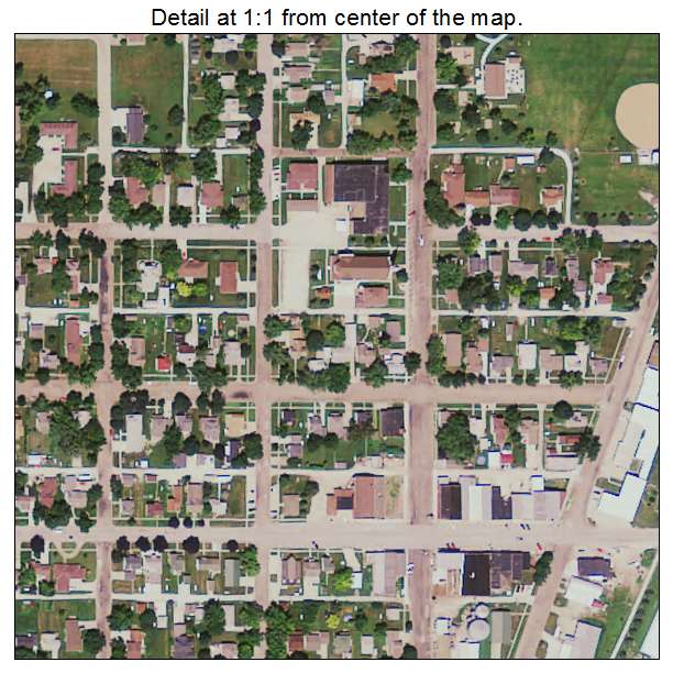 Breda, Iowa aerial imagery detail