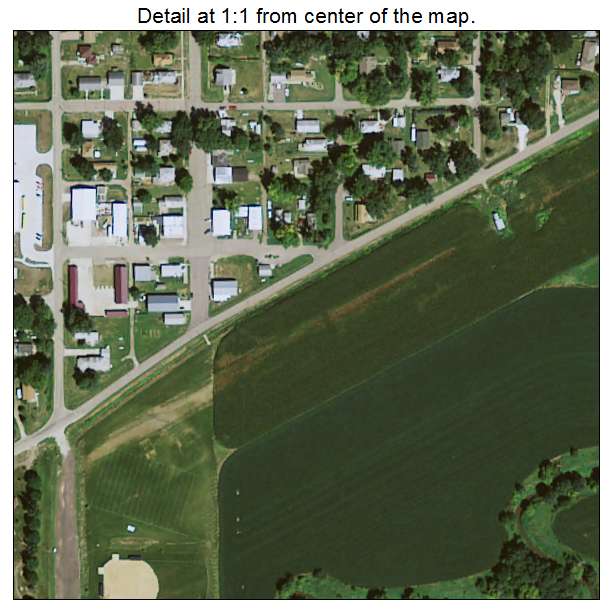 Bronson, Iowa aerial imagery detail
