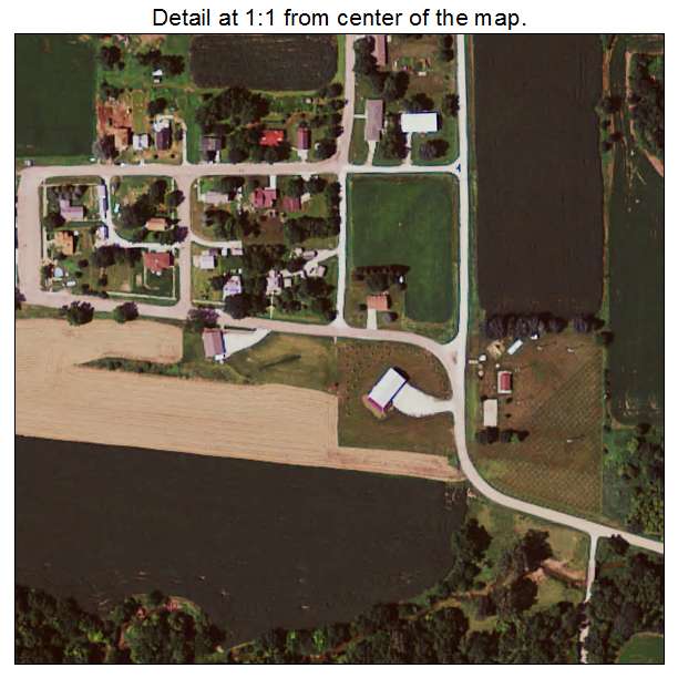 Buck Grove, Iowa aerial imagery detail