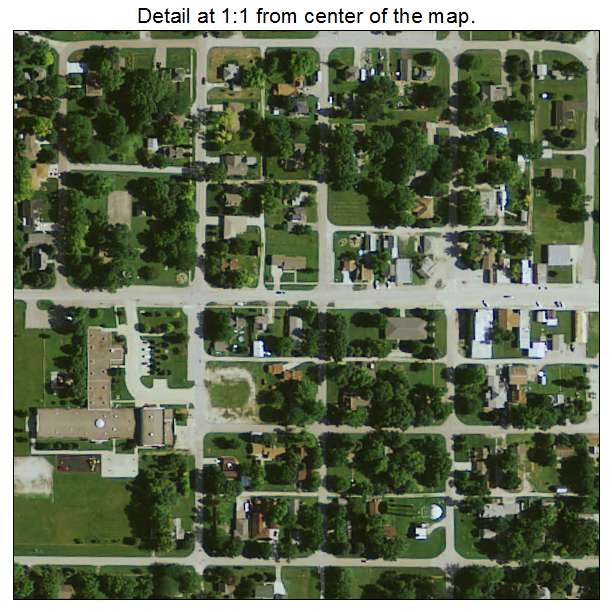 Callender, Iowa aerial imagery detail