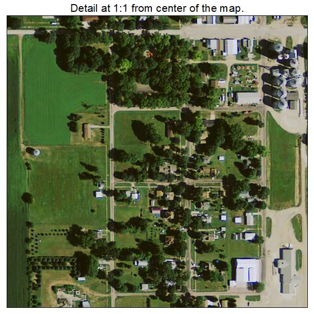 Calumet, Iowa aerial imagery detail
