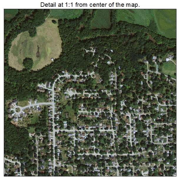 Carlisle, Iowa aerial imagery detail