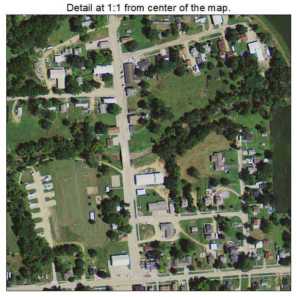 Charlotte, Iowa aerial imagery detail