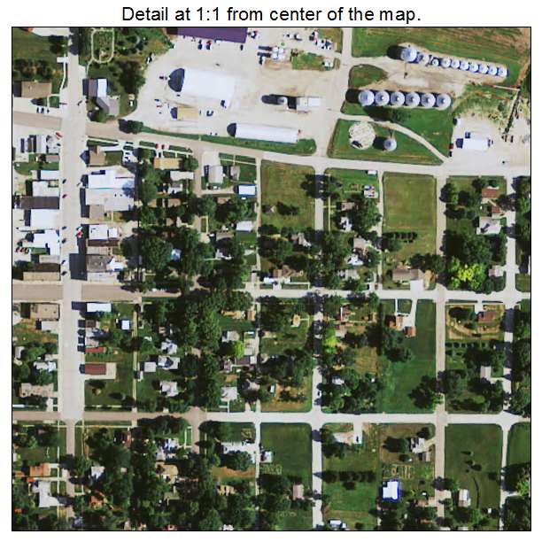 Charter Oak, Iowa aerial imagery detail