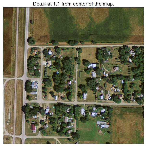 Chatsworth, Iowa aerial imagery detail