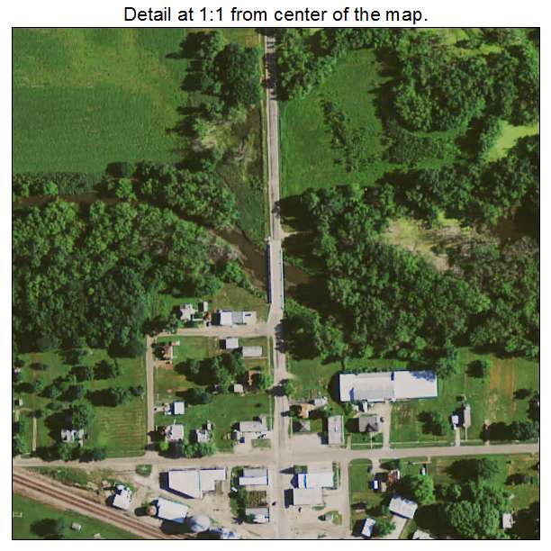Chelsea, Iowa aerial imagery detail