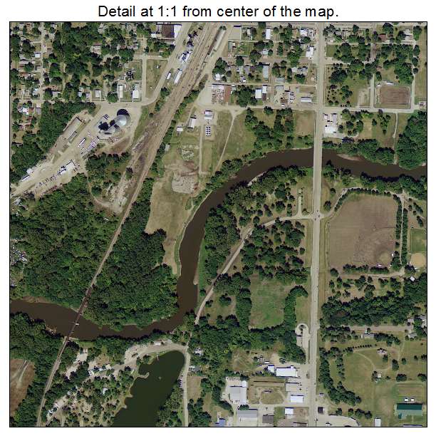 Cherokee, Iowa aerial imagery detail