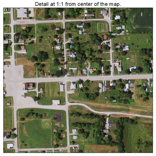 Cincinnati, Iowa aerial imagery detail
