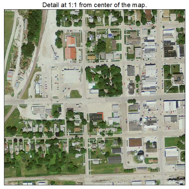 Clarion, Iowa aerial imagery detail