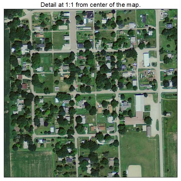 Clemons, Iowa aerial imagery detail