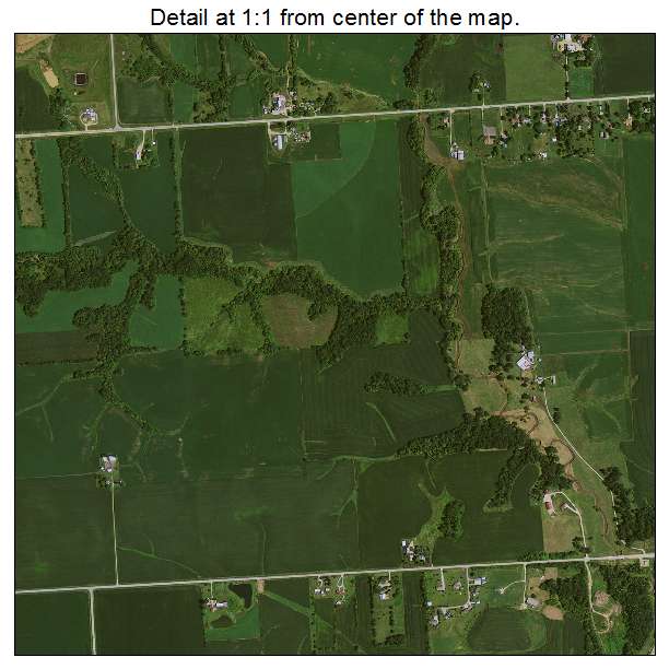 Clinton, Iowa aerial imagery detail