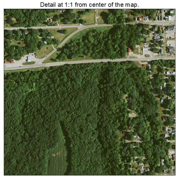 Columbus Junction, Iowa aerial imagery detail