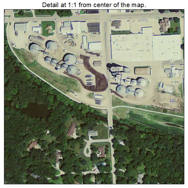 Conrad, Iowa aerial imagery detail