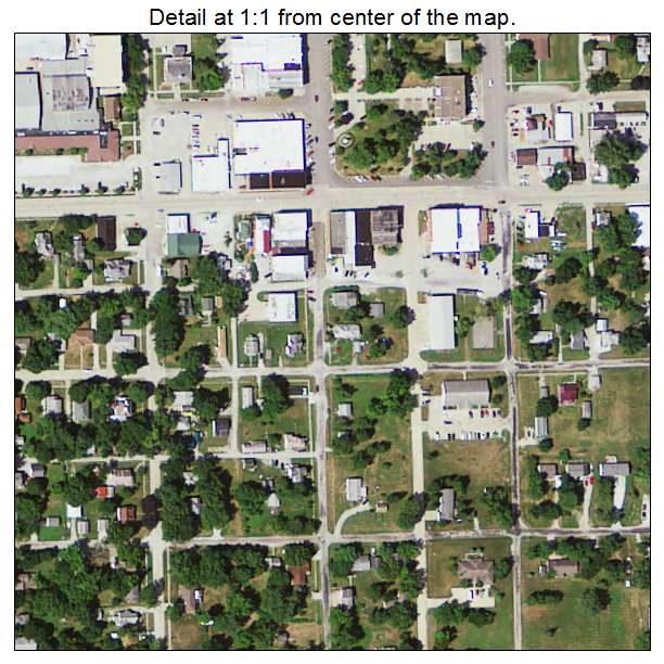 Corydon, Iowa aerial imagery detail