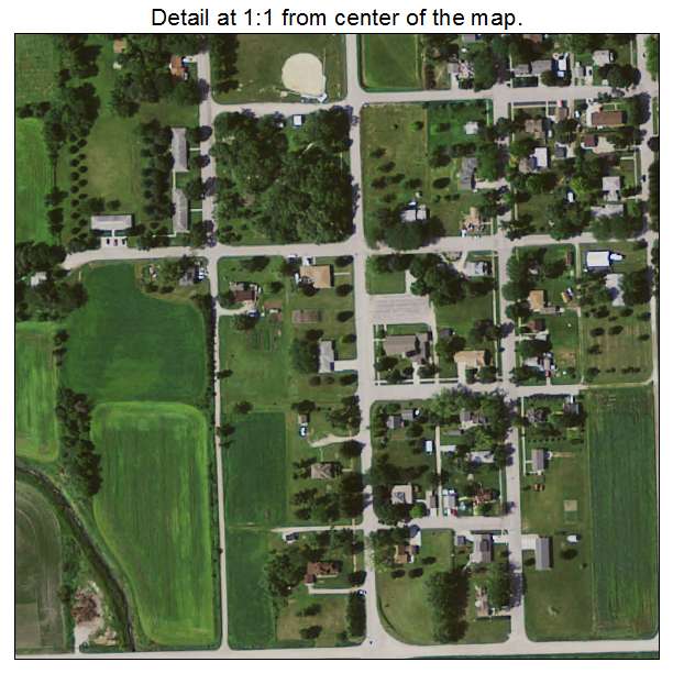 Coulter, Iowa aerial imagery detail