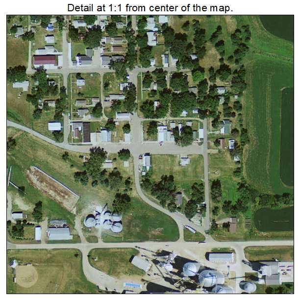 Craig, Iowa aerial imagery detail