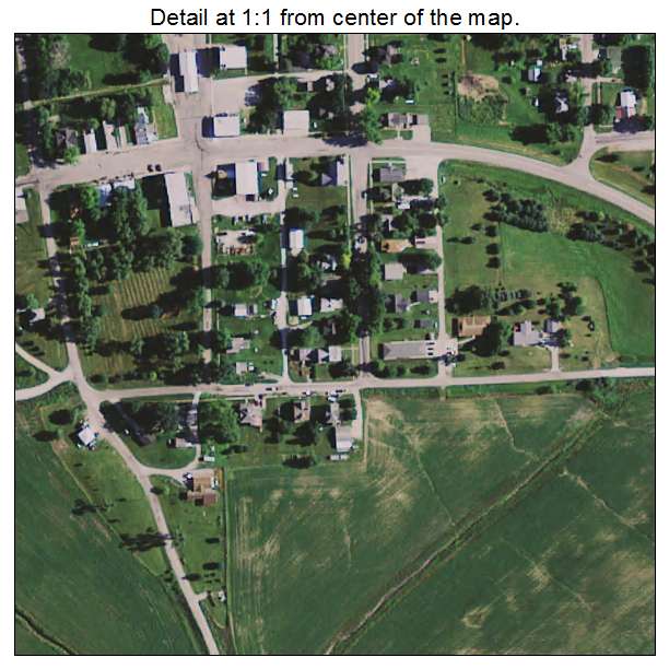 Deep River, Iowa aerial imagery detail