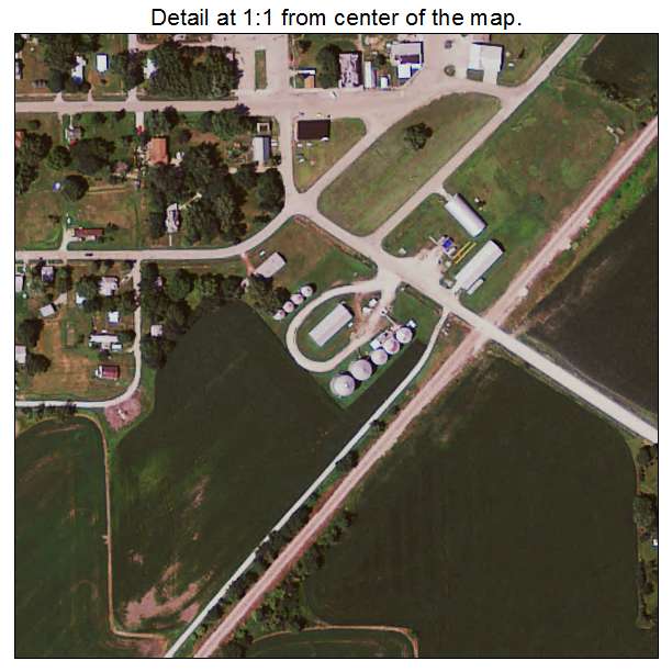 Deloit, Iowa aerial imagery detail