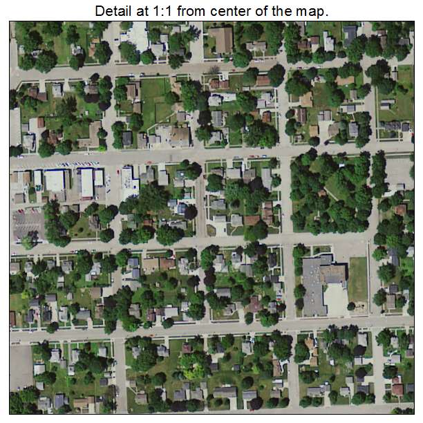 Denver, Iowa aerial imagery detail