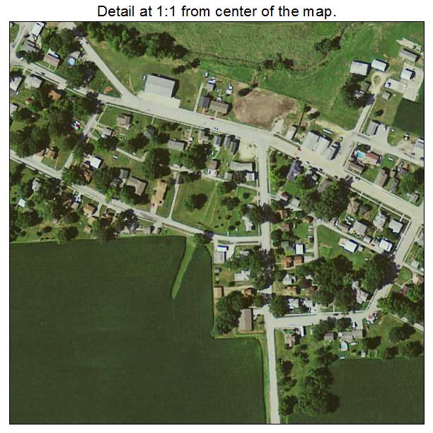 Dixon, Iowa aerial imagery detail