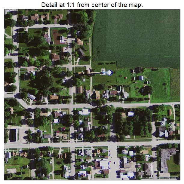 Dumont, Iowa aerial imagery detail