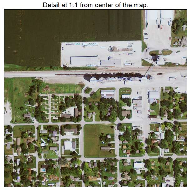 Duncombe, Iowa aerial imagery detail