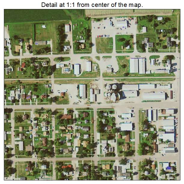 Dysart, Iowa aerial imagery detail