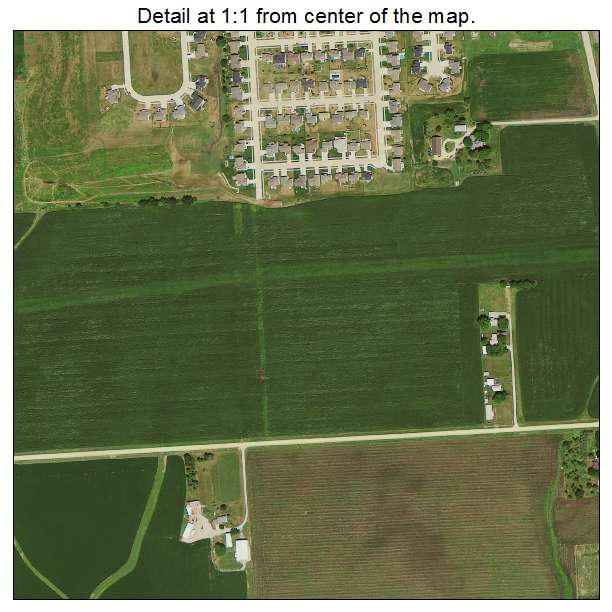 Eldridge, Iowa aerial imagery detail